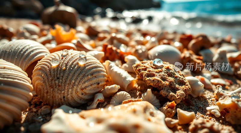 阳光下的贝壳世界