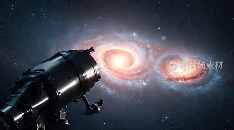 宇宙探秘望远镜观测双星螺旋