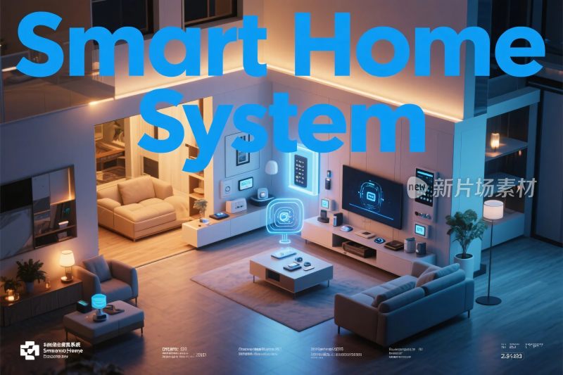 智能家居系统宣传图