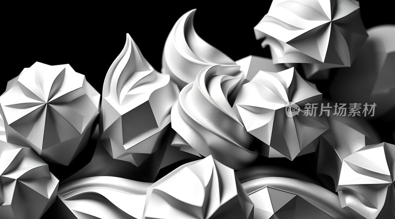 新片场素材几何艺术造型