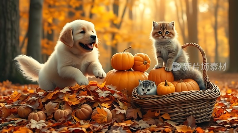 秋日萌宠南瓜乐园