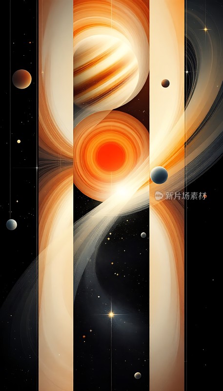 宇宙奇观行星与星云的神秘之旅