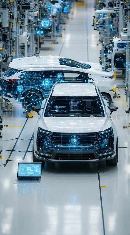 智能工厂的未来汽车生产线