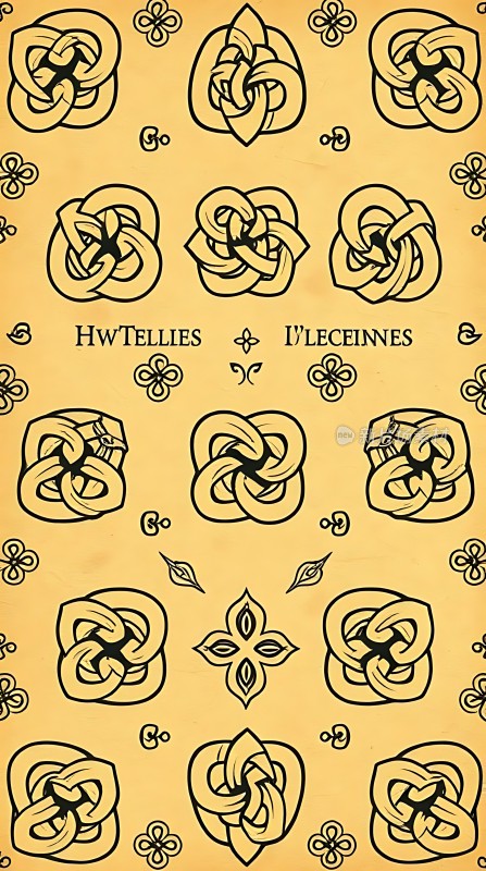 凯尔特结纹样艺术作品