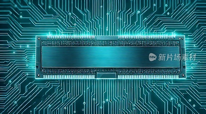 新片场素材芯片科技感