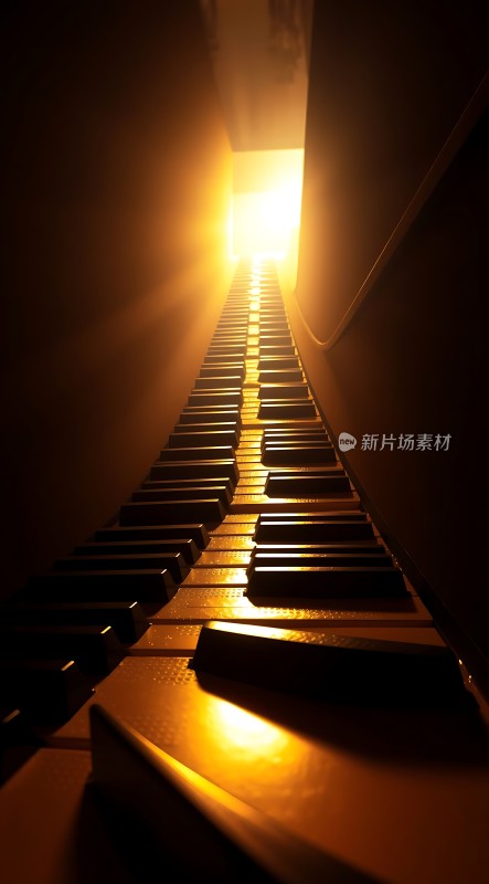 钢琴键上的光明之路