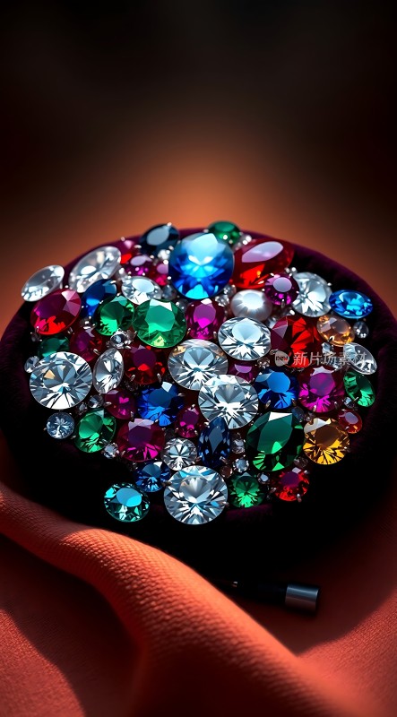 多彩宝石闪耀夺目