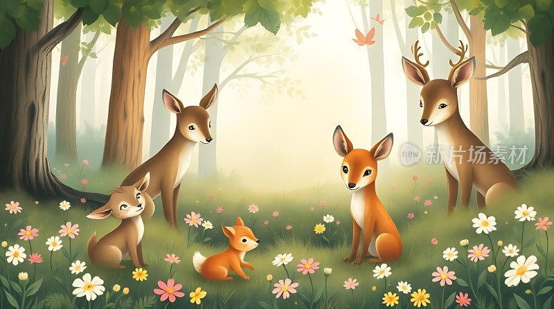 森林里的动物们