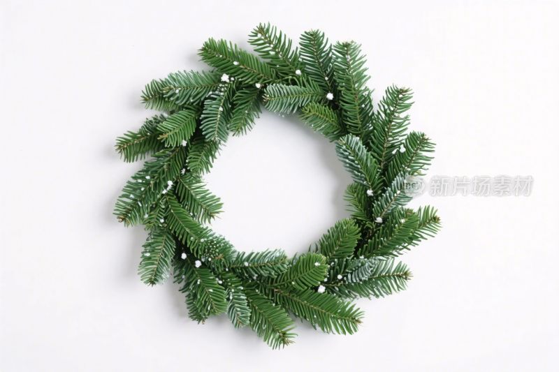 圣诞绿环装饰