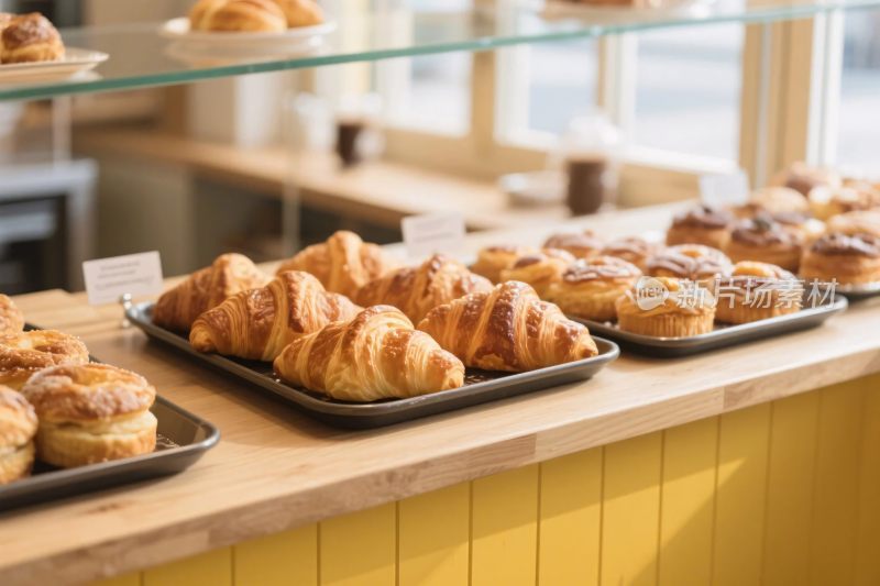 烘焙店面包陈列
