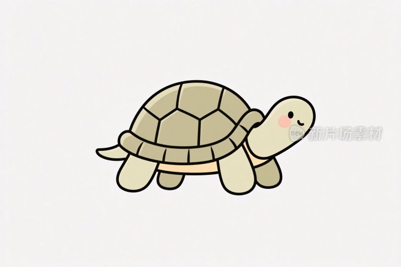 卡通乌龟插画