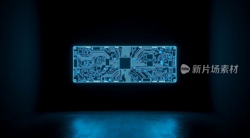 新片场素材科技感电路板设计