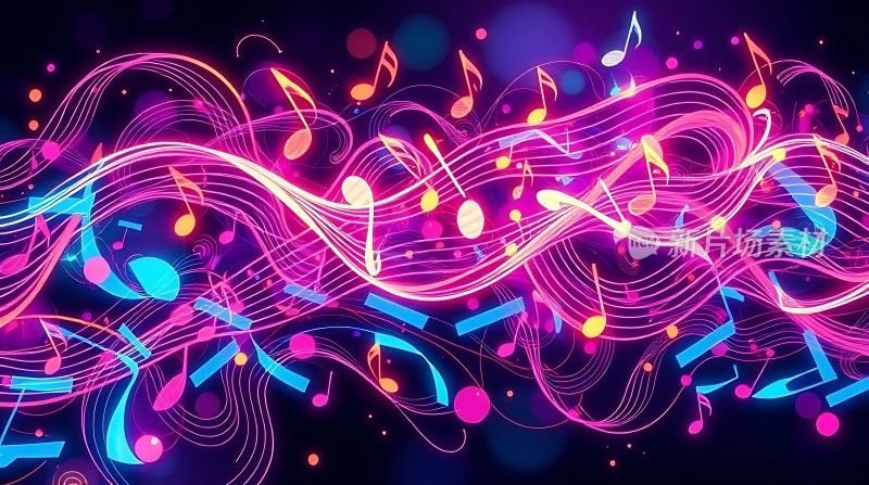 彩色音符的旋律