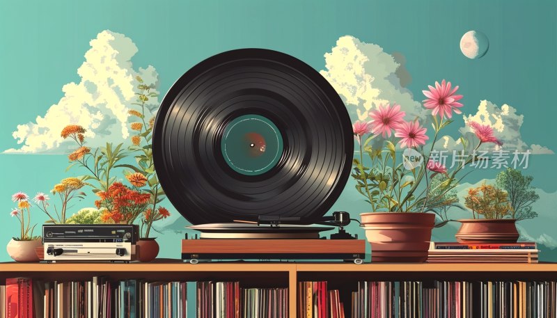 黑胶唱片艺术图