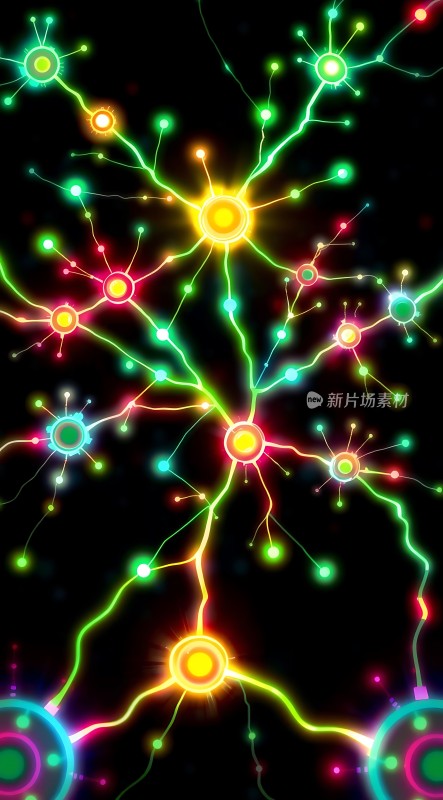 五彩斑斓神经元网络