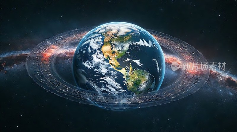 地球环绕宇宙之环