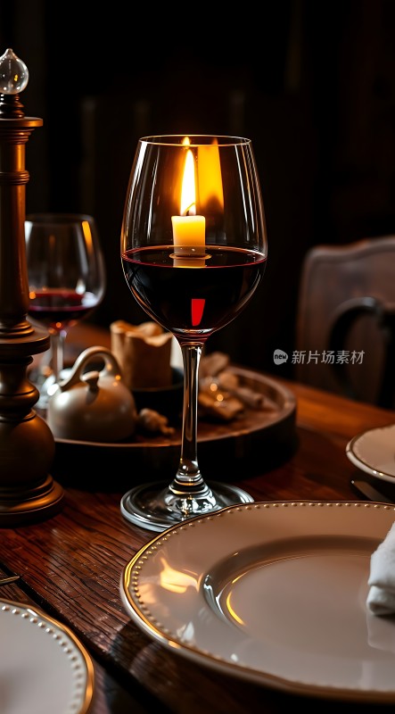 烛光晚餐浪漫时刻