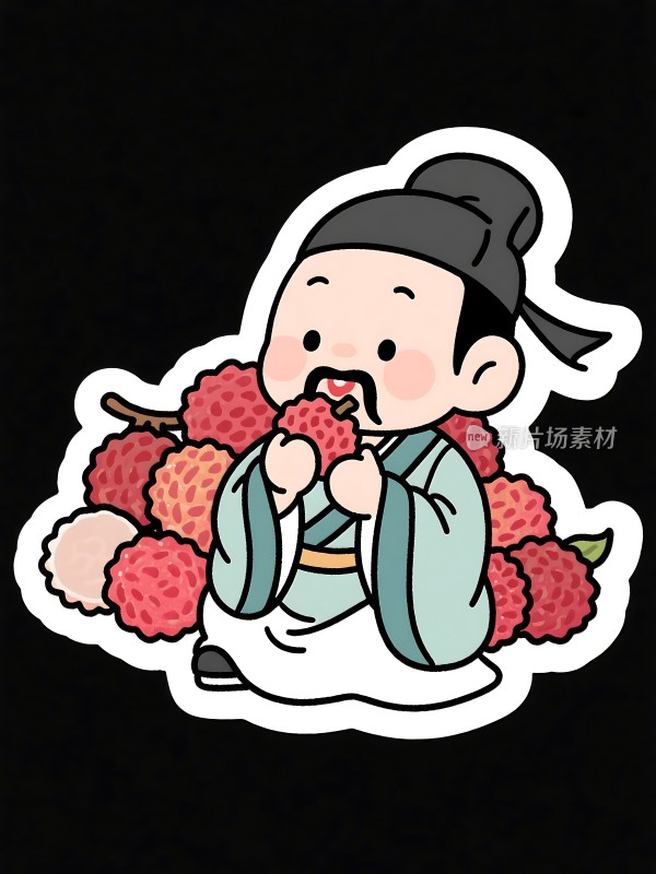 吃荔枝的小书生