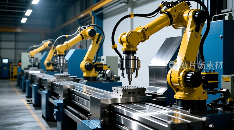 工业机器人生产线高效运作
