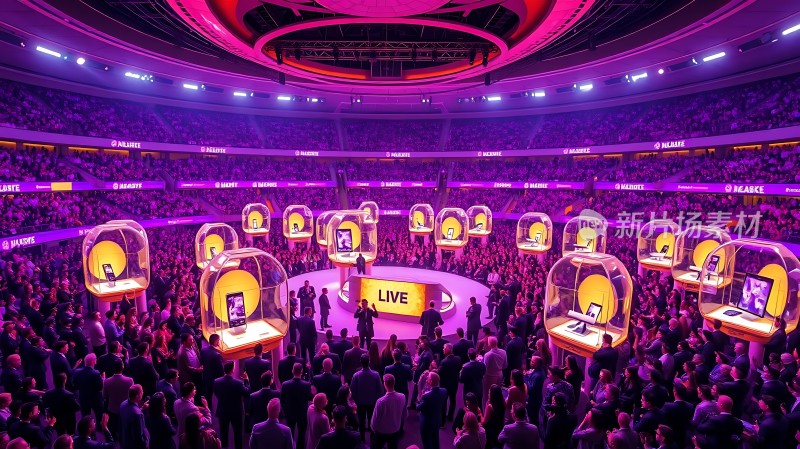 科技盛宴未来科技产品发布会现场