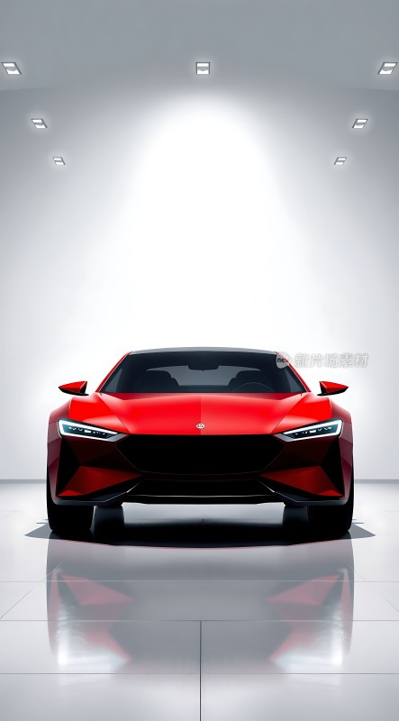 红色跑车闪耀登场未来科技感十足！