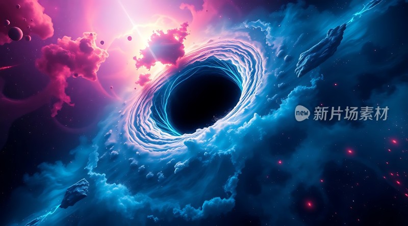 星际黑洞奇观