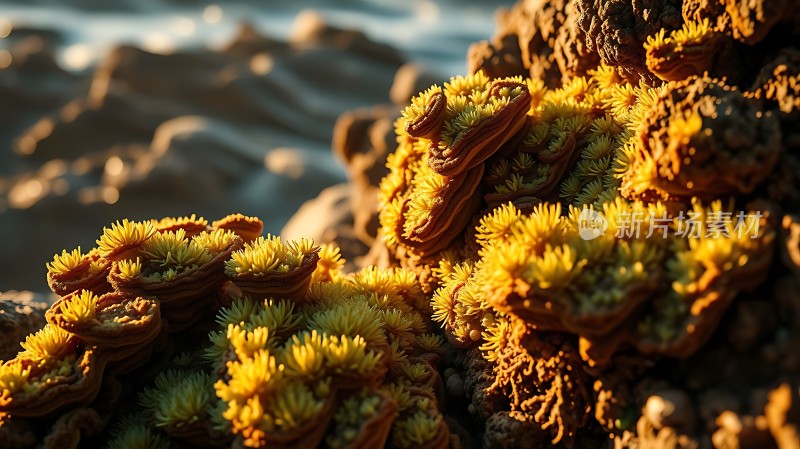 阳光下的海藻世界