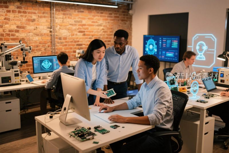 办公室团队协作场景