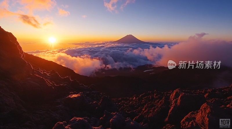 富士山日出