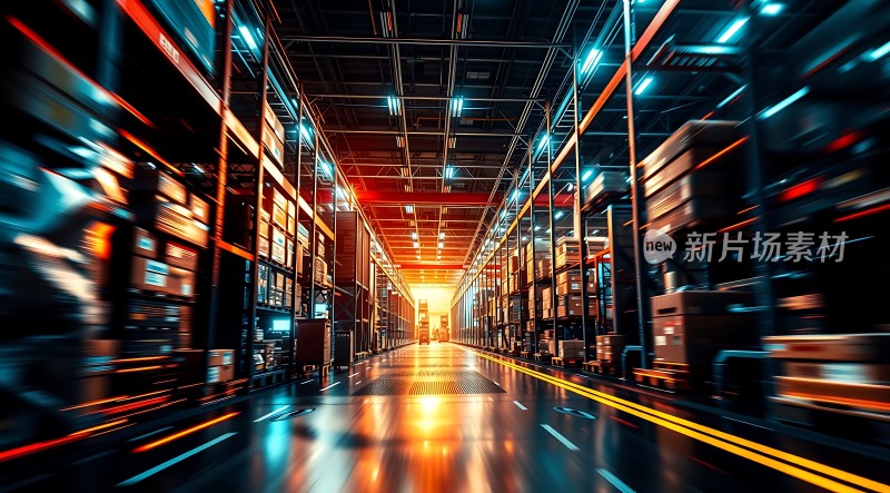 未来科技仓库智能物流中心