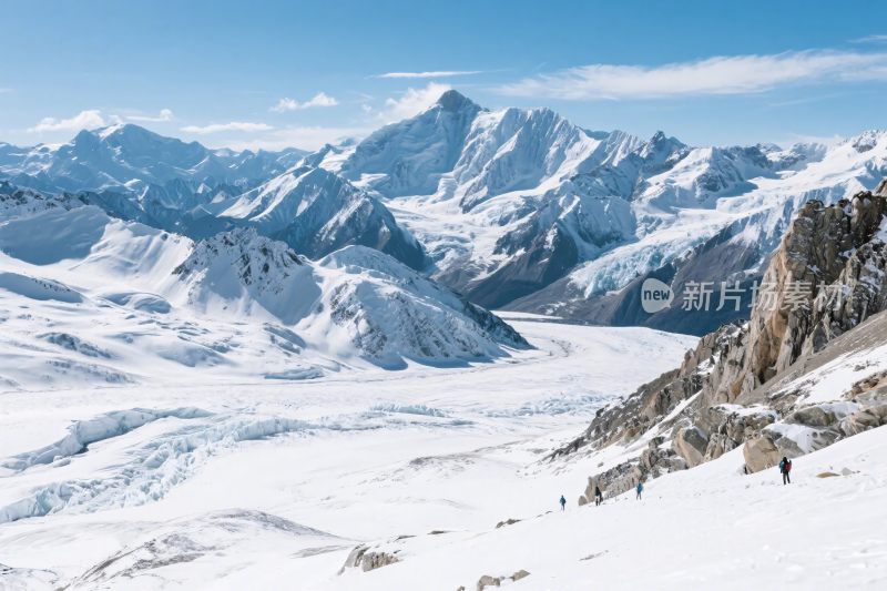 雪山冰川风景摄影