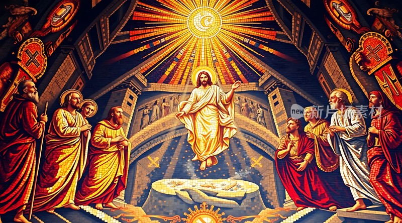 基督升天图