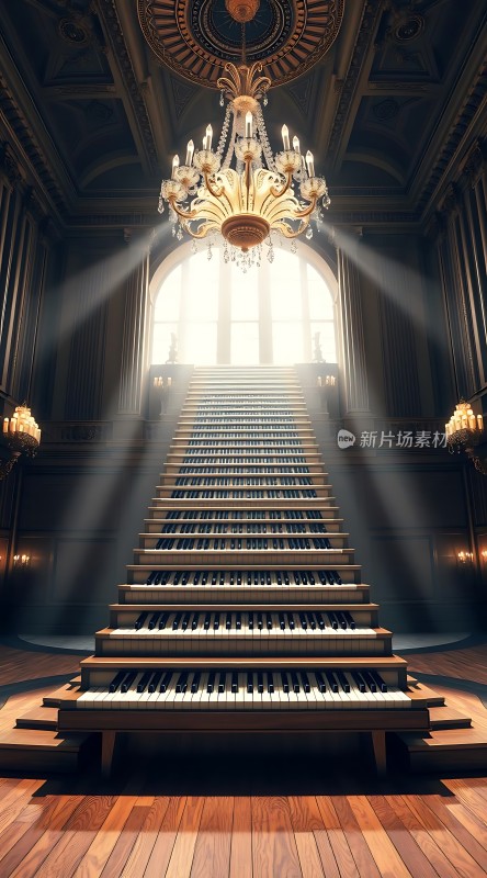钢琴楼梯