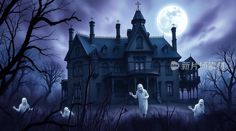 鬼影幢幢的恐怖古宅