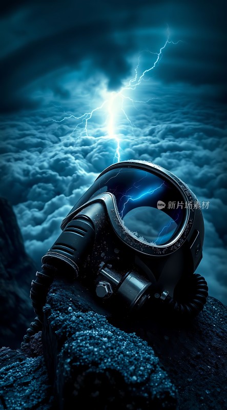 风暴之眼头盔与闪电