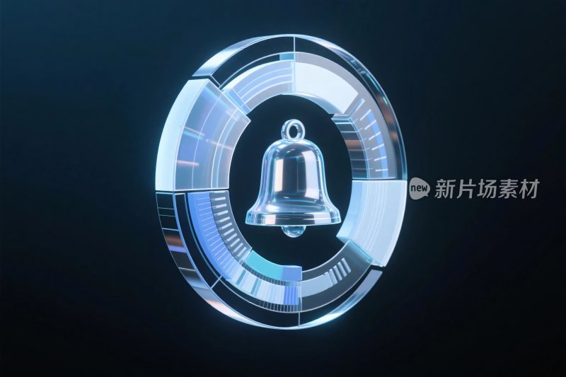 未来感全息铃铛界面