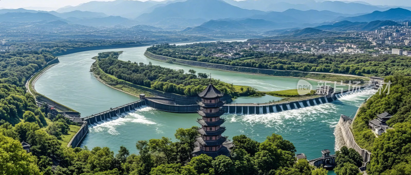 青城山都江堰山水风景旅游区自然风光