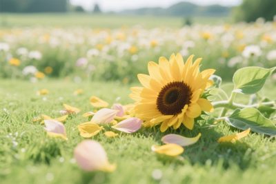 田园向日葵风景