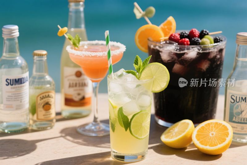 酒水饮品展示图