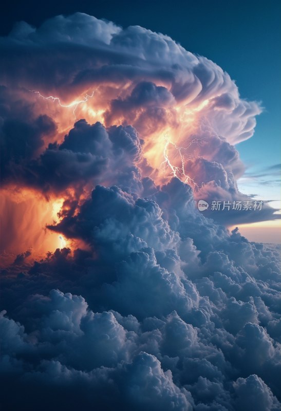 闪电云海风暴
