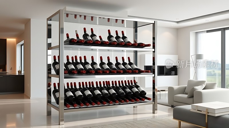 现代家居酒架展示