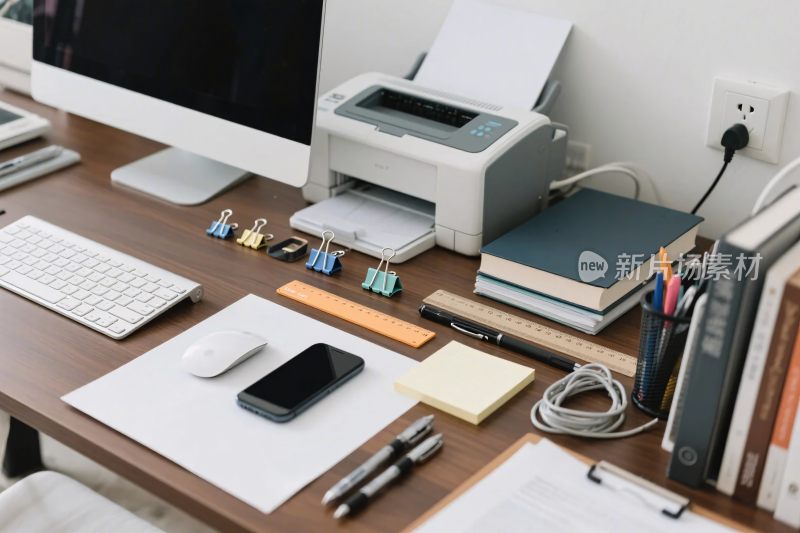 整洁办公桌面布置