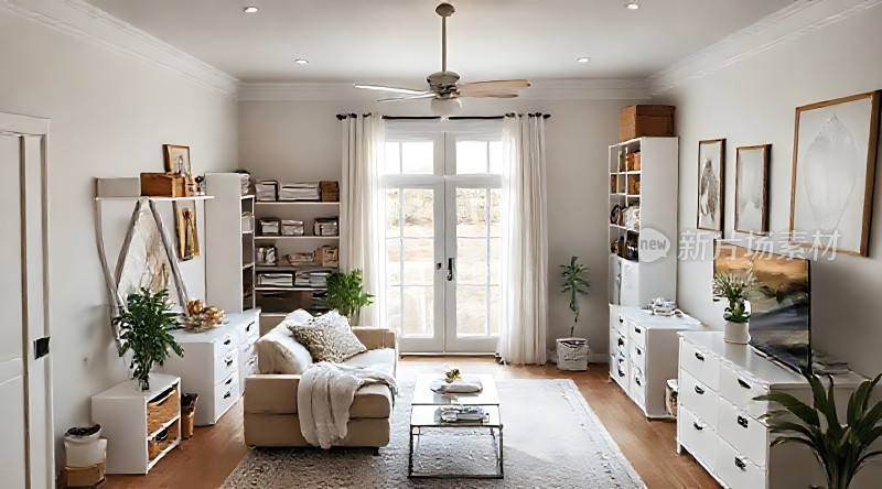 简约现代客厅温馨舒适生活空间