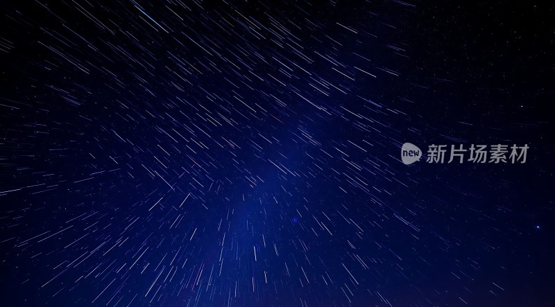 星空下的璀璨轨迹