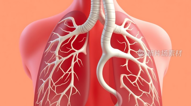 呼吸系统解剖图