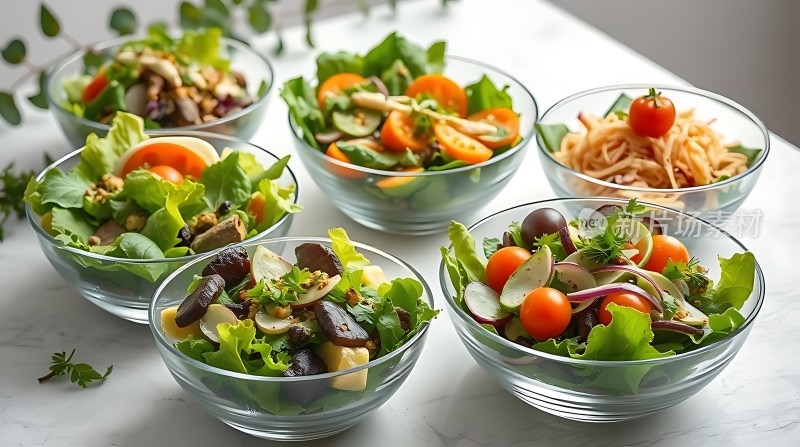 新鲜沙拉大集合