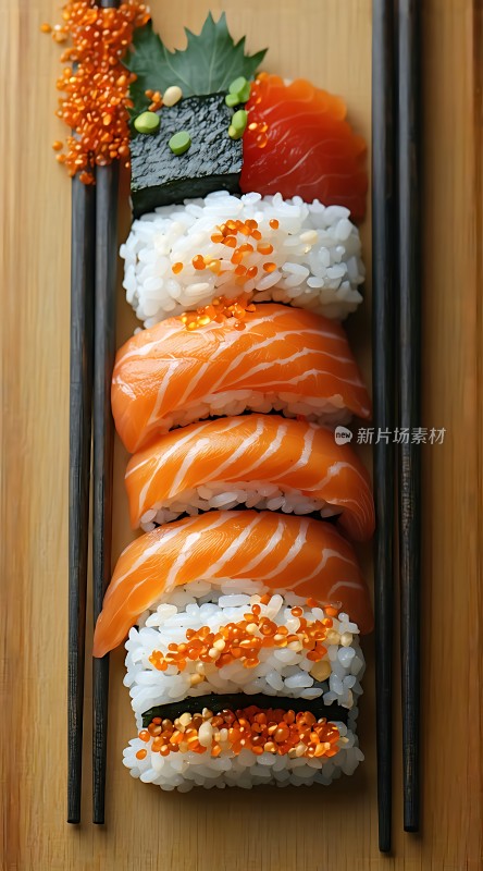三文鱼寿司大集合