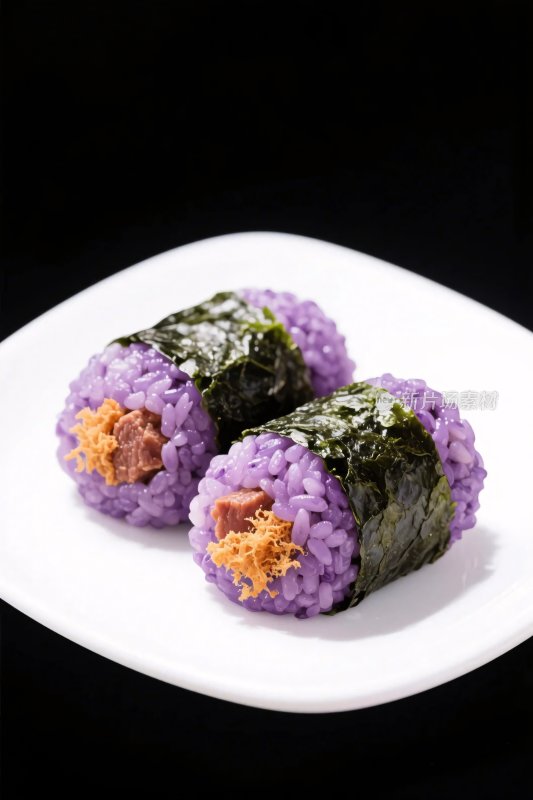 紫米寿司饭团
