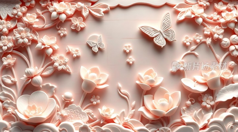 粉蝶轻舞花间梦