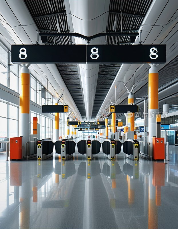 机场闸机入口